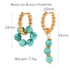Pure Handmade Freshwater Pearl Earrings Fashion Pearl Element Earrings For Women Style