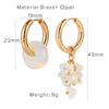 Pure Handmade Freshwater Pearl Earrings Fashion Pearl Element Earrings For Women Style