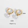 Pure Handmade Freshwater Pearl Earrings Fashion Pearl Element Earrings For Women Style