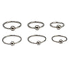 Pure Titanium Lip Ring Nose Ring Ear Bone Ring Breast Ring Personality Piercing Electroplated