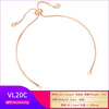 Pushpull Adjustable Bracelet Copper Electroplating Semifinished Base Chain Silicone Positioning