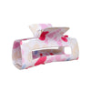Pvc Heartshaped Baking Paint Hair Clip For Girls