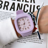 Quartz Digital Watch Metal Round Dial For Students Fashion Trend Wholesale