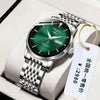 Quartz Watch Alloy Case Mineral Strengthened Glass Mirror Round Dial Men's