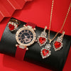Quartz Watch Alloy Case Ordinary Glass Mirror Imitation Leather Strap Titanium Metal Buckle Round Dial Casual Style Unisex