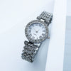 Quartz Watch Alloy Case Stainless Steel Strap Round Women's Casual Fashion Watch