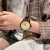 Quartz Watch Alloy Casual Round Couple Belt