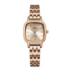 Quartz Watch Alloy Strap Square Dial Female Casual Style