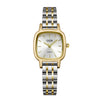Quartz Watch Alloy Strap Square Dial Female Casual Style