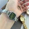 Quartz Watch Alloy Strap Square Dial Female Casual Style