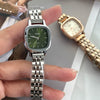 Quartz Watch Alloy Strap Square Dial Female Casual Style