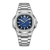 Quartz Watch Fine Steel Square Dial Fashion Business Style