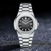 Quartz Watch Fine Steel Square Dial Fashion Business Style