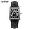 Quartz Watch Square Dial Alloy Alloy And Stainless Steel Allmatch Fashion Business Waterproof Couple Watch
