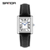 Quartz Watch Square Dial Alloy Alloy And Stainless Steel Allmatch Fashion Business Waterproof Couple Watch