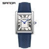 Quartz Watch Square Dial Alloy Alloy And Stainless Steel Allmatch Fashion Business Waterproof Couple Watch
