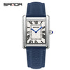 Quartz Watch Square Dial Alloy Alloy And Stainless Steel Allmatch Fashion Business Waterproof Couple Watch
