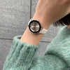Quartz Watch Zinc Alloy Case Imitation Leather Strap Round Dial For Men And Women Couples