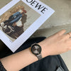Quartz Watch Zinc Alloy Case Imitation Leather Strap Round Dial For Men And Women Couples