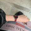 Quartz Watch Zinc Alloy Case Imitation Leather Strap Round Dial For Men And Women Couples