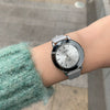 Quartz Watch Zinc Alloy Case Imitation Leather Strap Round Dial For Men And Women Couples