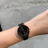 Quartz Watch Zinc Alloy Case Imitation Leather Strap Round Dial For Men And Women Couples