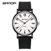 Quartz Watch Zinc Alloy Case Silicone Strap Round Dial Student Casual Temperament Women's Watch