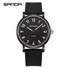 Quartz Watch Zinc Alloy Case Silicone Strap Round Dial Student Casual Temperament Women's Watch