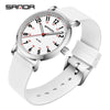 Quartz Watch Zinc Alloy Case Silicone Strap Round Dial Student Casual Temperament Women's Watch