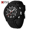 Quartz Watch Zinc Alloy Gas Rubber Strap Round For Teenagers And Students Fashionable Multifunction