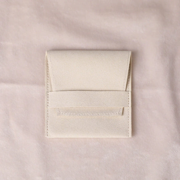 Velvet Doublesided Velvet Bracelet Snap Flap Bag Printed Logo Jewelry Packaging Bag