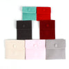 Velvet Doublesided Velvet Bracelet Snap Flap Bag Printed Logo Jewelry Packaging Bag