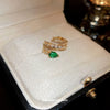 Real Gold Electroplated Zircon Snake Shaped Ear Bone Clip Earrings For Women With Inlaid Zircon Design