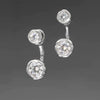 Real Gold Plated Geometric Earrings With 925 Silver Posts Unisex Fashion Jewelry With Ecofriendly Electroplated Finish