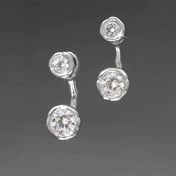 Real Gold Plated Geometric Earrings With 925 Silver Posts Unisex Fashion Jewelry With Ecofriendly Electroplated Finish