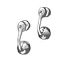 Real Gold Plated Geometric Earrings With 925 Silver Posts Unisex Fashion Jewelry With Ecofriendly Electroplated Finish