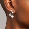 Real Gold Plated Geometric Earrings With 925 Silver Posts Unisex Fashion Jewelry With Ecofriendly Electroplated Finish