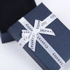 Rectangular Letter Heaven And Earth Cover Jewelry Ring Bow Ribbon Packaging Box Made Of Paper And Cardboard