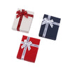 Rectangular Letter Heaven And Earth Cover Jewelry Ring Bow Ribbon Packaging Box Made Of Paper And Cardboard