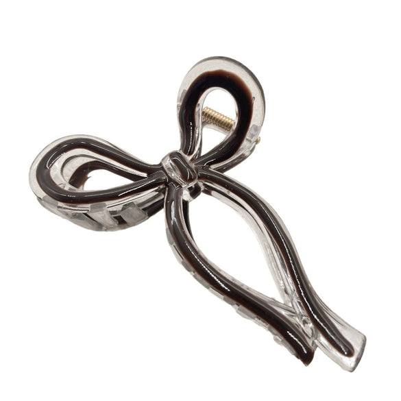 Resin Butterfly Hair Claw Clip For Women With Dripping Oil Design