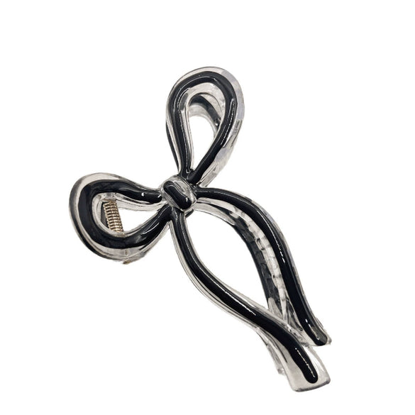 Resin Butterfly Hair Claw Clip For Women With Dripping Oil Design