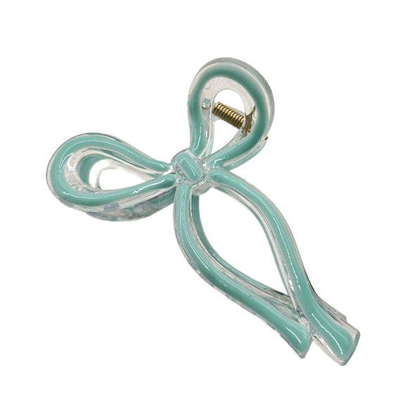 Resin Butterfly Hair Claw Clip For Women With Dripping Oil Design