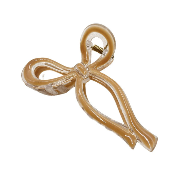 Resin Butterfly Hair Claw Clip For Women With Dripping Oil Design