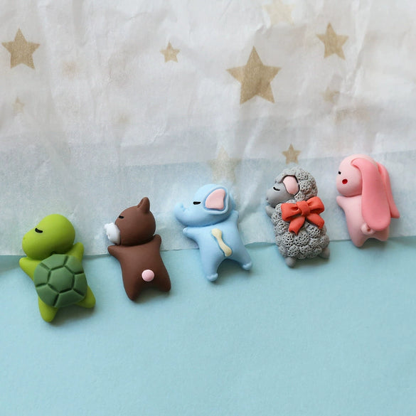 Resin Cute Animals Diy Handmade Jewelry Hairpin Brooch Accessories Material