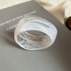 Resin Irregular Wide Face Handmade Mori Style Elegant Niche Design Bracelet