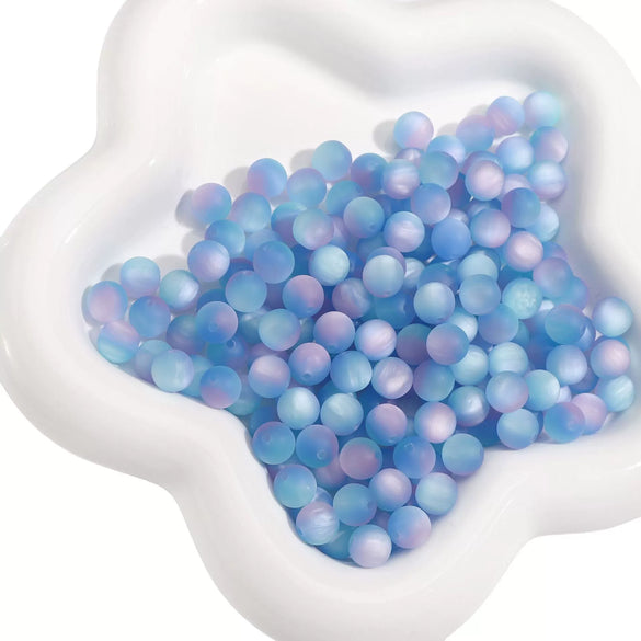 Resin Magic Cat Eyes Round Beads Handmade Diy Jewelry Loose Beads Material Accessories