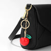 Resin Red Cherry Keychain Cartoon Fruit Pendant For Bags And Car Decoration Holiday Gift