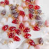 Resin Strawberry Raspberry Inlaid Pearl Jewelry Accessories Pendant Earrings