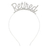 Retirement Flag Balloon Hanging Decoration Swallowtail Letter Pull Flower Headband Simple Style
