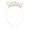 Retirement Flag Balloon Hanging Decoration Swallowtail Letter Pull Flower Headband Simple Style